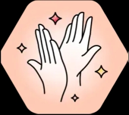 two hands doing a highfive