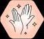 two hands doing a highfive